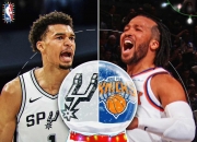🔥圣诞大战即将揭幕！NBA官方晒图为尼克斯与马刺的圣诞揭幕战预热