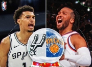🔥圣诞大战即将揭幕！NBA官方晒图为尼克斯与马刺的圣诞揭幕战预热