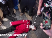 疯了！纽约球迷毁坏吹杨头像玩偶撕毁步行者球衣 最终被警察驱逐